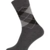 19V69 5 Pack Business Socks Checkered Men -Alpine Shop C170 01