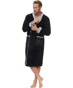 19V69 Bathrobe Men -Alpine Shop C285 12