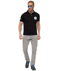 Polo Shirt OCEAN-BLUE Men -Alpine Shop P1125 10