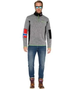 Fleece Jumper PAO Men -Alpine Shop P4675 30