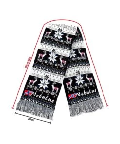 Norwegian Knitted Scarf, Giant, BIGGEST -Alpine Shop P6231 03