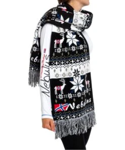 Norwegian Knitted Scarf, Giant, BIGGEST -Alpine Shop P6231 11