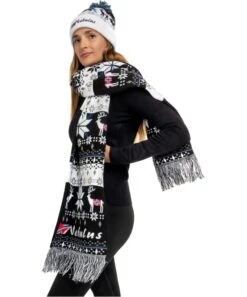 Norwegian Knitted Scarf, Giant, BIGGEST -Alpine Shop P6231 12