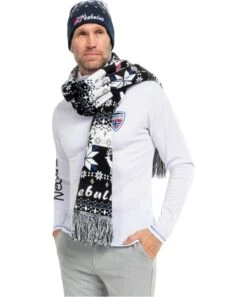 Norwegian Knitted Scarf, Giant, BIGGEST -Alpine Shop P6231 13