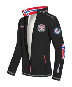 Winter Softshell Jacket Faux Fur MAESTRO FUR Men