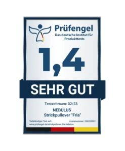 Knitted Sweater With Faux Fur FRIA Men -Alpine Shop Testsiegel Fria 1